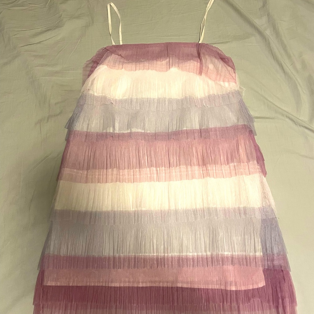 Storia pink layered dress
